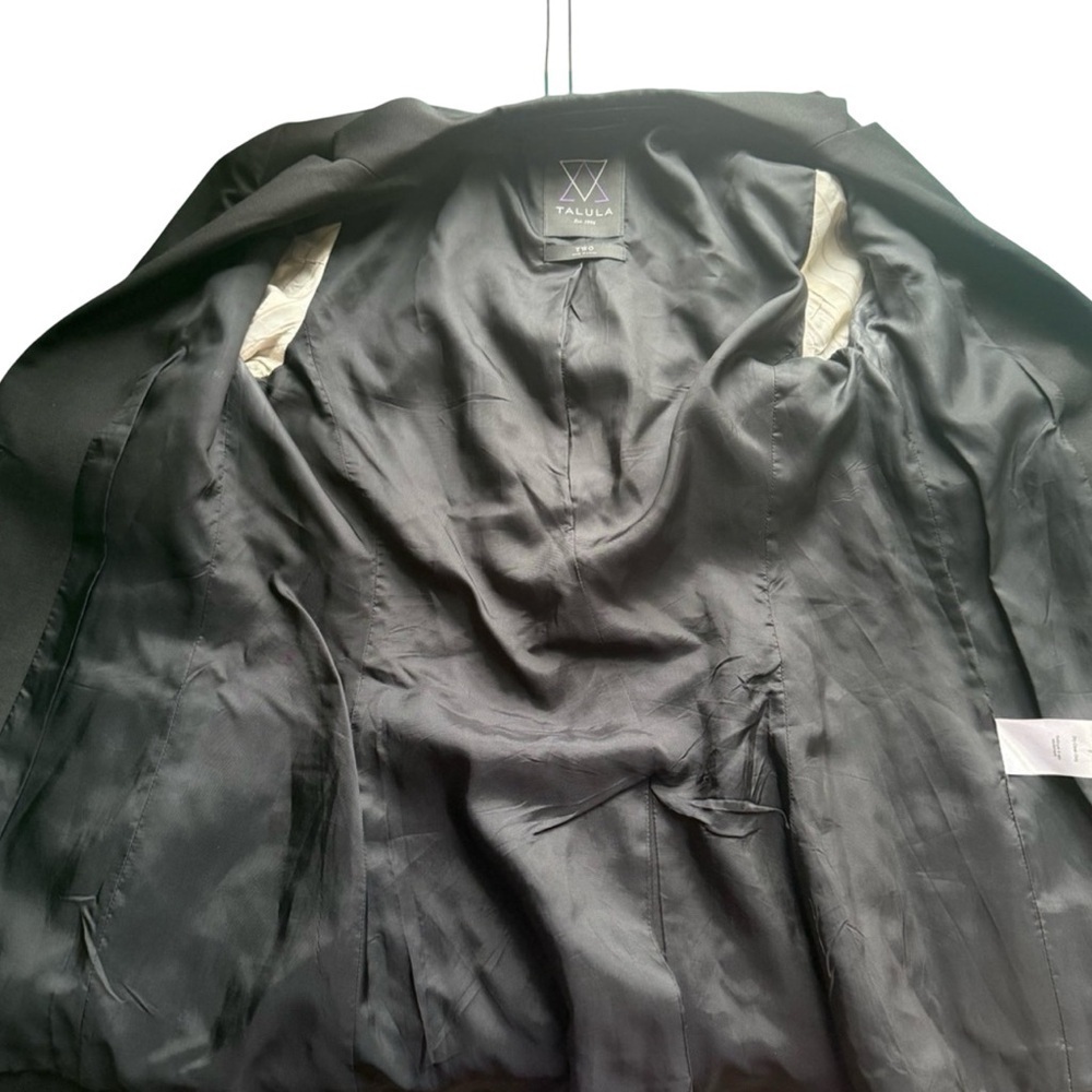 Talula Black Suit Jacket with Structured Silhouette Women’s 2 Business Office - Picture 7 of 16